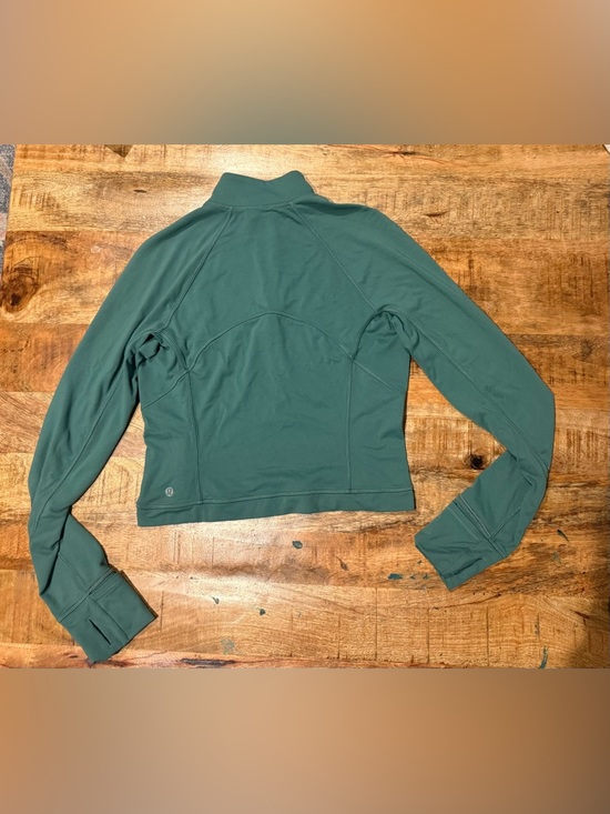 Lululemon Its Rulu Run Cropped Half Zip Size 8 - Picture 6 of 13